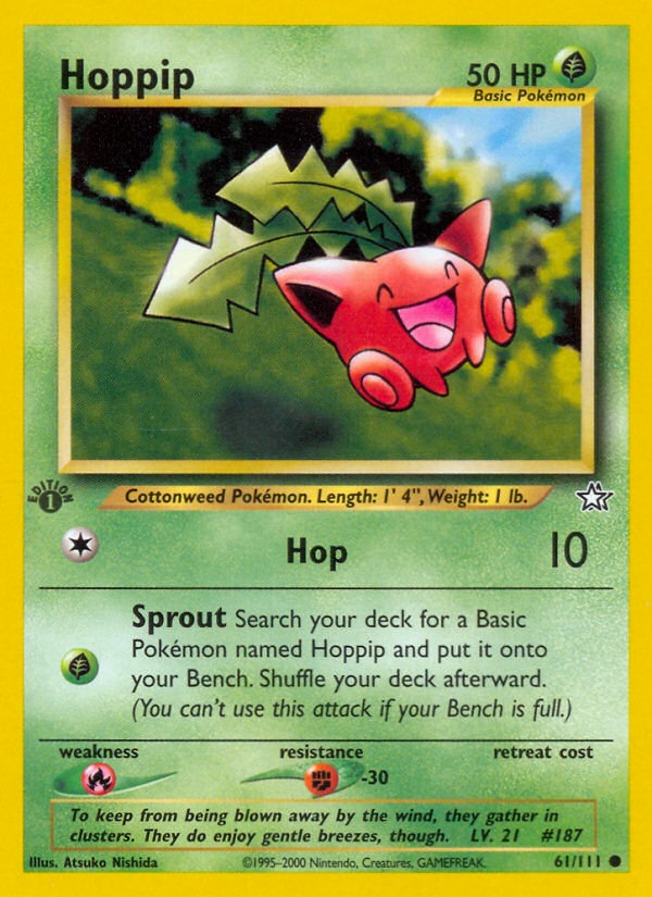 Hoppip (61/111) [Neo Genesis 1st Edition] | Anubis Games and Hobby