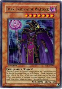 Dark Eradicator Warlock [Structure Deck: Spellcaster's Judgment] [SD6-EN001] | Anubis Games and Hobby