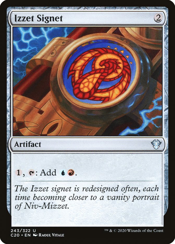 Izzet Signet [Commander 2020] | Anubis Games and Hobby