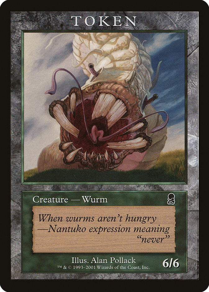 Wurm Token [Magic Player Rewards 2002] | Anubis Games and Hobby