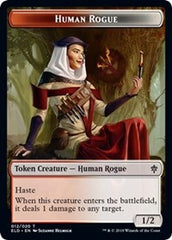 Human Rogue // Food (16) Double-Sided Token [Throne of Eldraine Tokens] | Anubis Games and Hobby