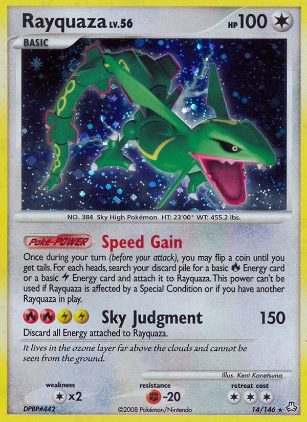 Rayquaza (14/146) [Diamond & Pearl: Legends Awakened] | Anubis Games and Hobby