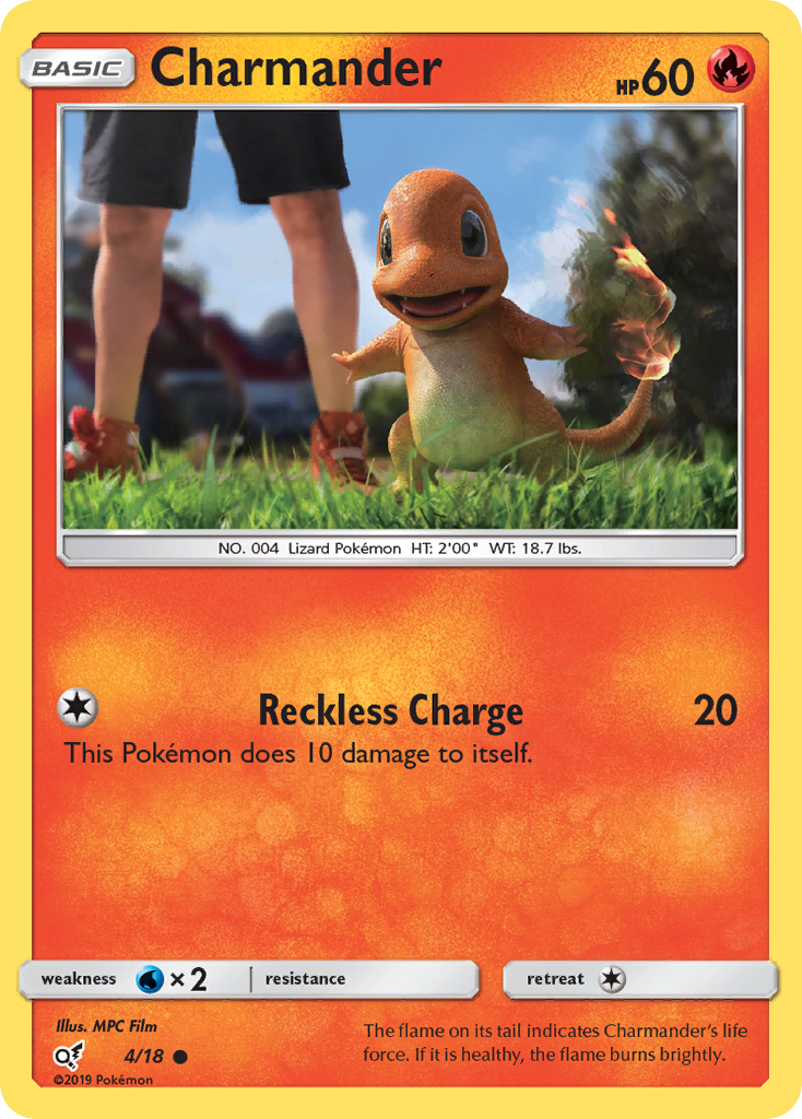 Charmander (4/18) [Sun & Moon: Detective Pikachu] | Anubis Games and Hobby