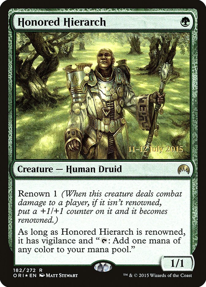 Honored Hierarch [Magic Origins Prerelease Promos] | Anubis Games and Hobby