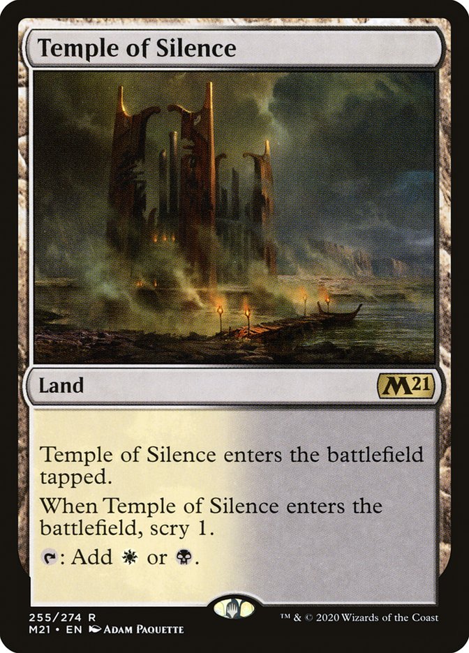 Temple of Silence [Core Set 2021] | Anubis Games and Hobby