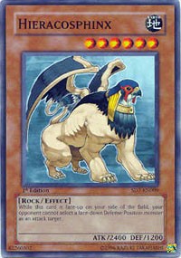 Hieracosphinx [Structure Deck: Invincible Fortress] [SD7-EN009] | Anubis Games and Hobby