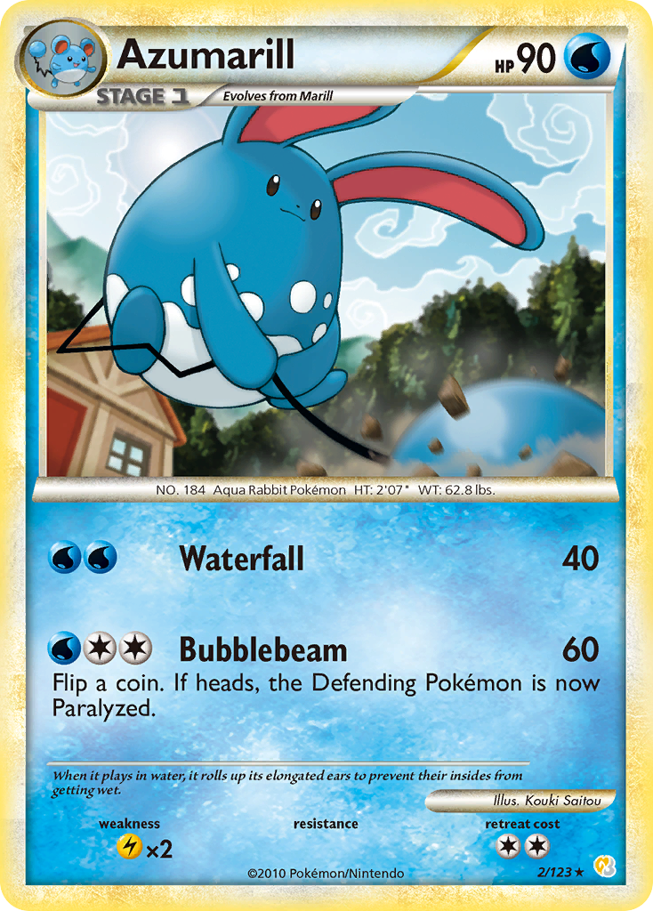 Azumarill (2/123) [HeartGold & SoulSilver: Base Set] | Anubis Games and Hobby