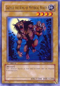 Gazelle the King of Mythical Beasts [Starter Deck 2006] [YSD-EN001] | Anubis Games and Hobby