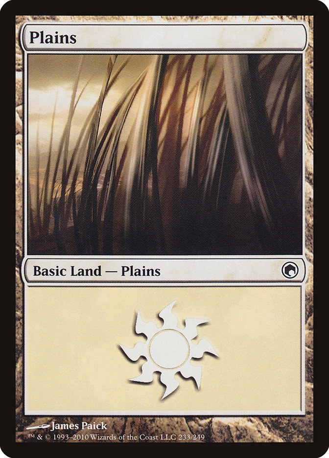 Plains (233) [Scars of Mirrodin] | Anubis Games and Hobby