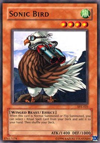 Sonic Bird [Starter Deck: Yugi Evolution] [SYE-021] | Anubis Games and Hobby