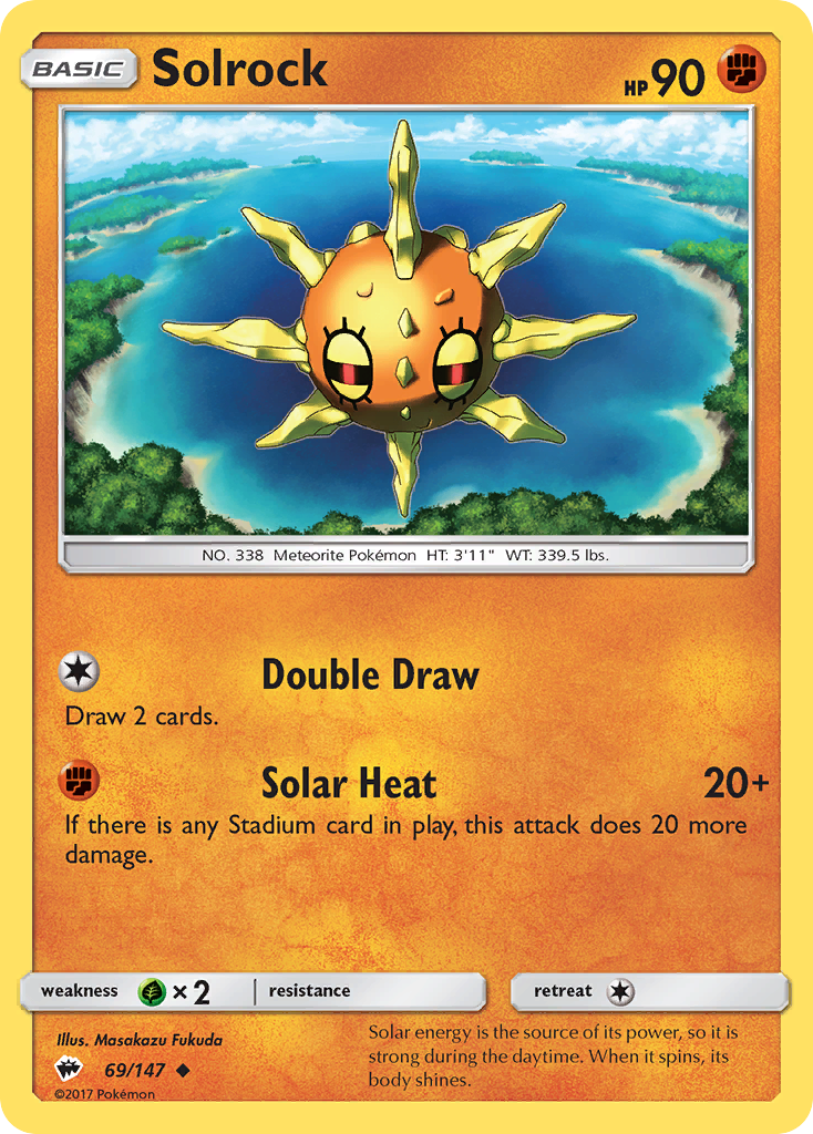 Solrock (69/147) [Sun & Moon: Burning Shadows] | Anubis Games and Hobby