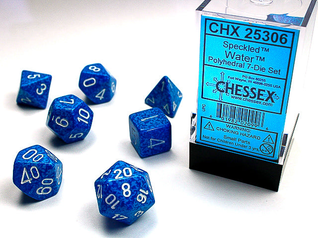 Speckled Water RPG dice | Anubis Games and Hobby
