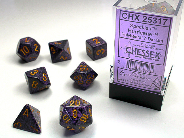 Speckled Hurricane RPG dice | Anubis Games and Hobby