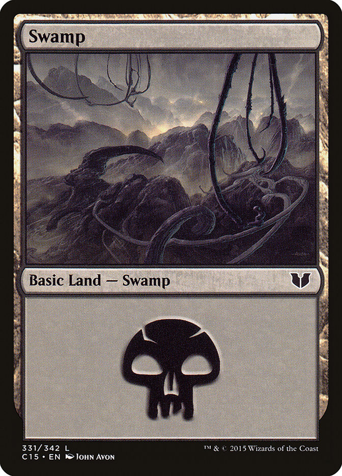 Swamp (331) [Commander 2015] | Anubis Games and Hobby