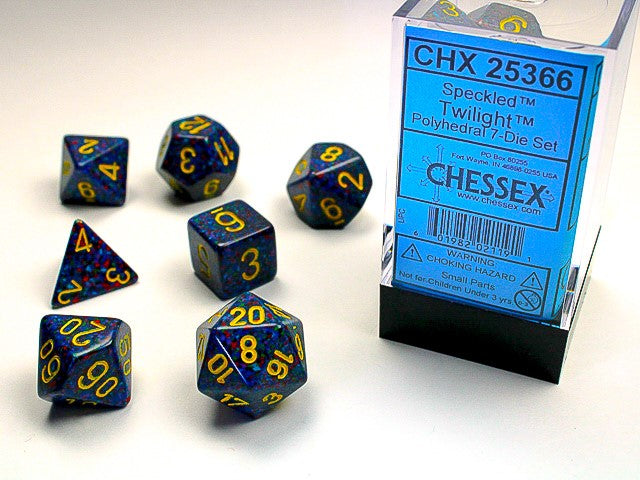 Speckled Twilight RPG dice | Anubis Games and Hobby
