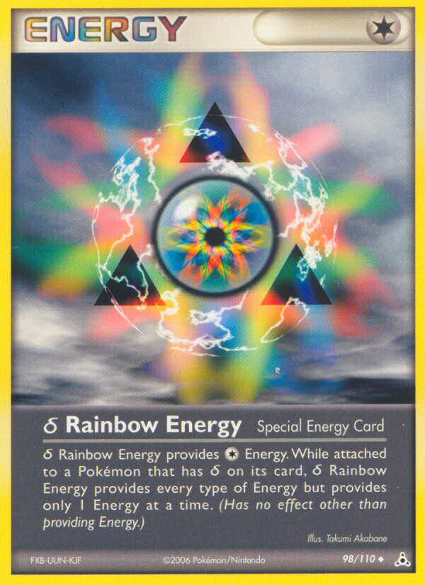 Rainbow Energy (98/110) (Delta Species) [EX: Holon Phantoms] | Anubis Games and Hobby