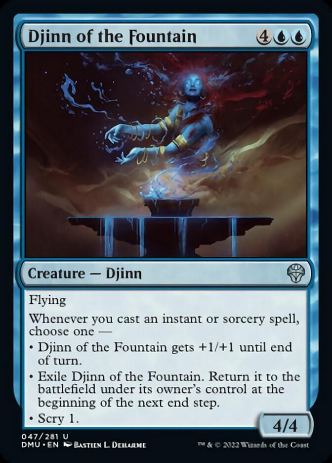 Djinn of the Fountain [Dominaria United] | Anubis Games and Hobby