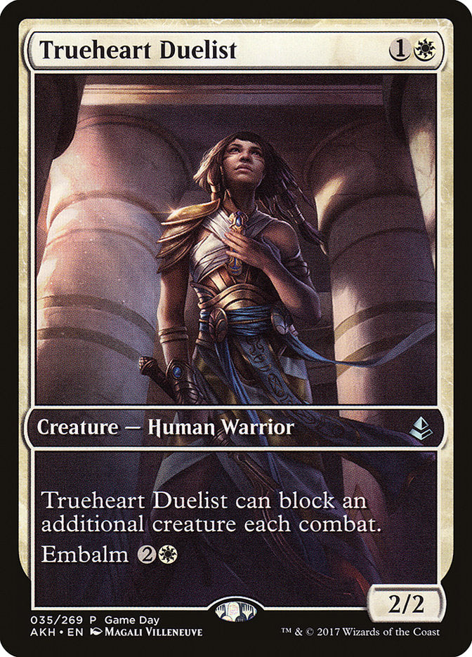 Trueheart Duelist (Game Day) [Amonkhet Promos] | Anubis Games and Hobby