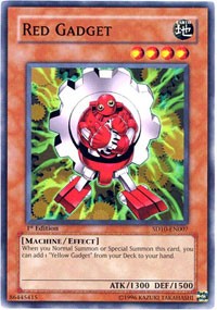 Red Gadget [Structure Deck: Machine Re-Volt] [SD10-EN007] | Anubis Games and Hobby