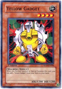 Yellow Gadget [Structure Deck: Machine Re-Volt] [SD10-EN008] | Anubis Games and Hobby