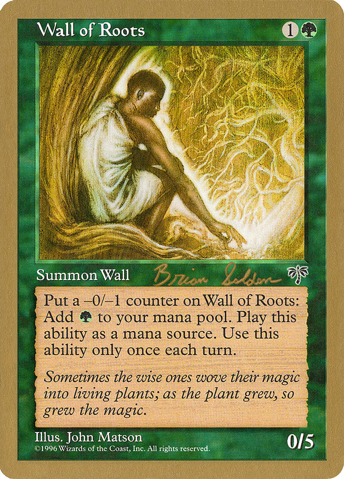 Wall of Roots (Brian Selden) [World Championship Decks 1998] | Anubis Games and Hobby