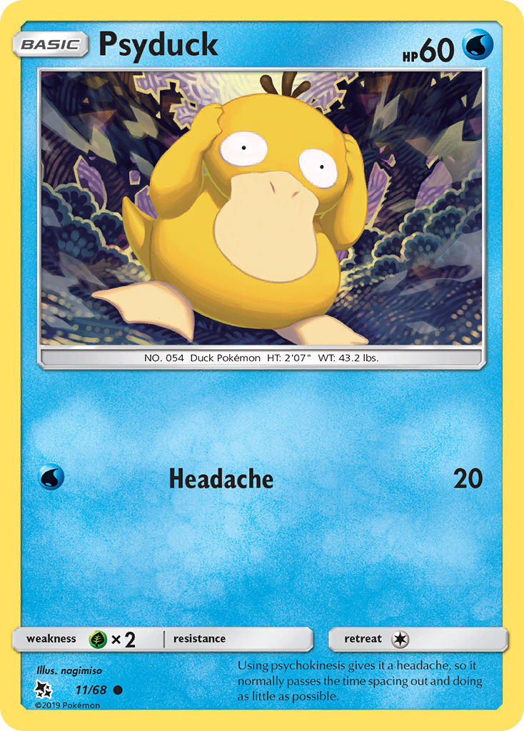 Psyduck (11/68) [Sun & Moon: Hidden Fates] | Anubis Games and Hobby