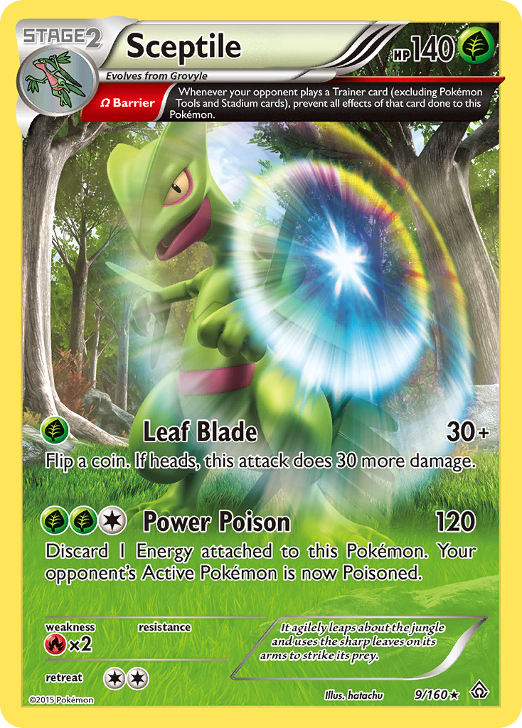 Sceptile (9/160) [XY: Primal Clash] | Anubis Games and Hobby