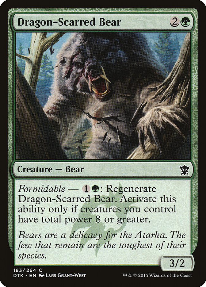 Dragon-Scarred Bear [Dragons of Tarkir] | Anubis Games and Hobby