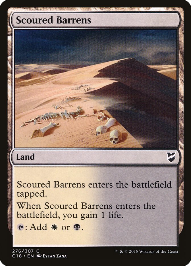 Scoured Barrens [Commander 2018] | Anubis Games and Hobby