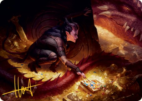 Hoard Robber Art Card (Gold-Stamped Signature) [Dungeons & Dragons: Adventures in the Forgotten Realms Art Series] | Anubis Games and Hobby