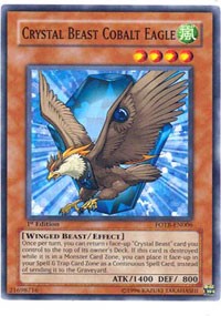 Crystal Beast Cobalt Eagle [Force of the Breaker] [FOTB-EN006] | Anubis Games and Hobby