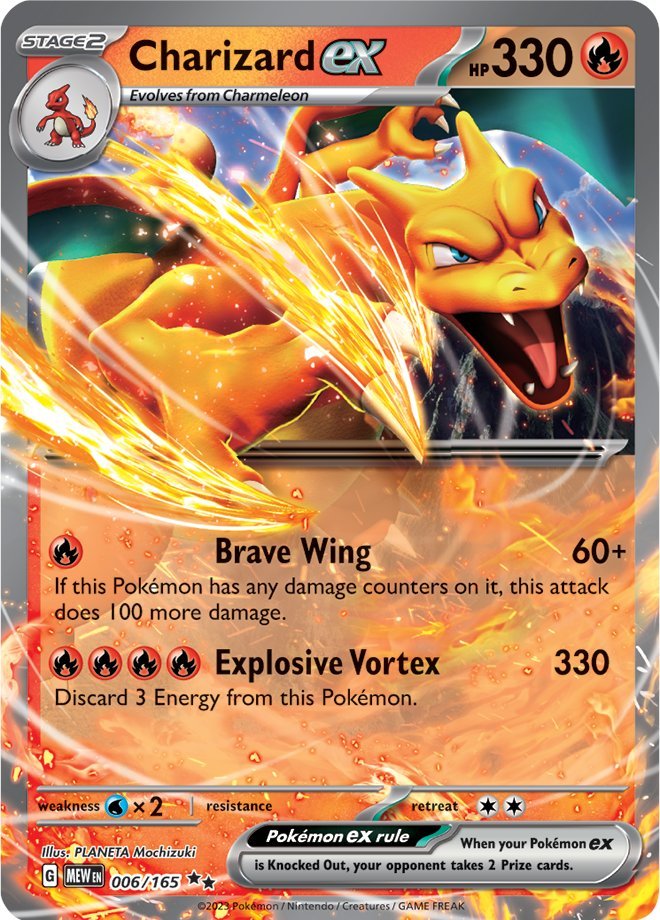 Charizard ex (006/165) [Scarlet & Violet: 151] | Anubis Games and Hobby