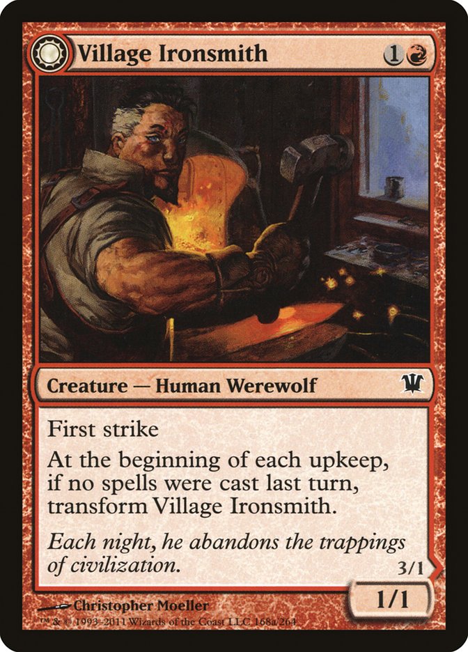 Village Ironsmith // Ironfang [Innistrad] | Anubis Games and Hobby