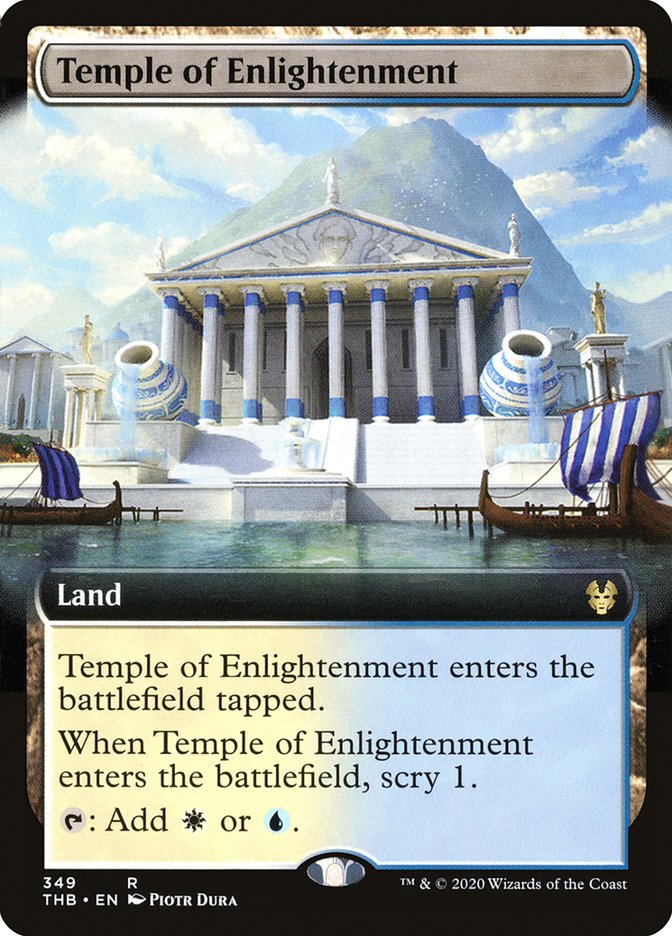 Temple of Enlightenment (Extended Art) [Theros Beyond Death] | Anubis Games and Hobby