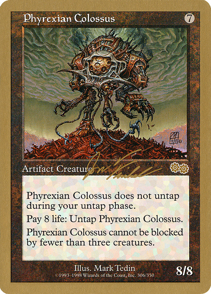 Phyrexian Colossus (Jon Finkel) [World Championship Decks 2000] | Anubis Games and Hobby