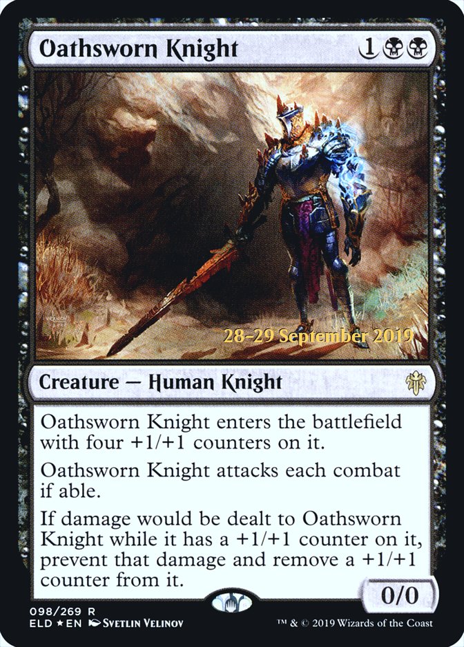 Oathsworn Knight [Throne of Eldraine Prerelease Promos] | Anubis Games and Hobby