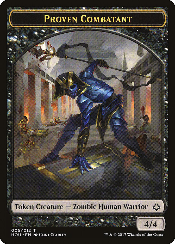 Proven Combatant Token [Hour of Devastation Tokens] | Anubis Games and Hobby