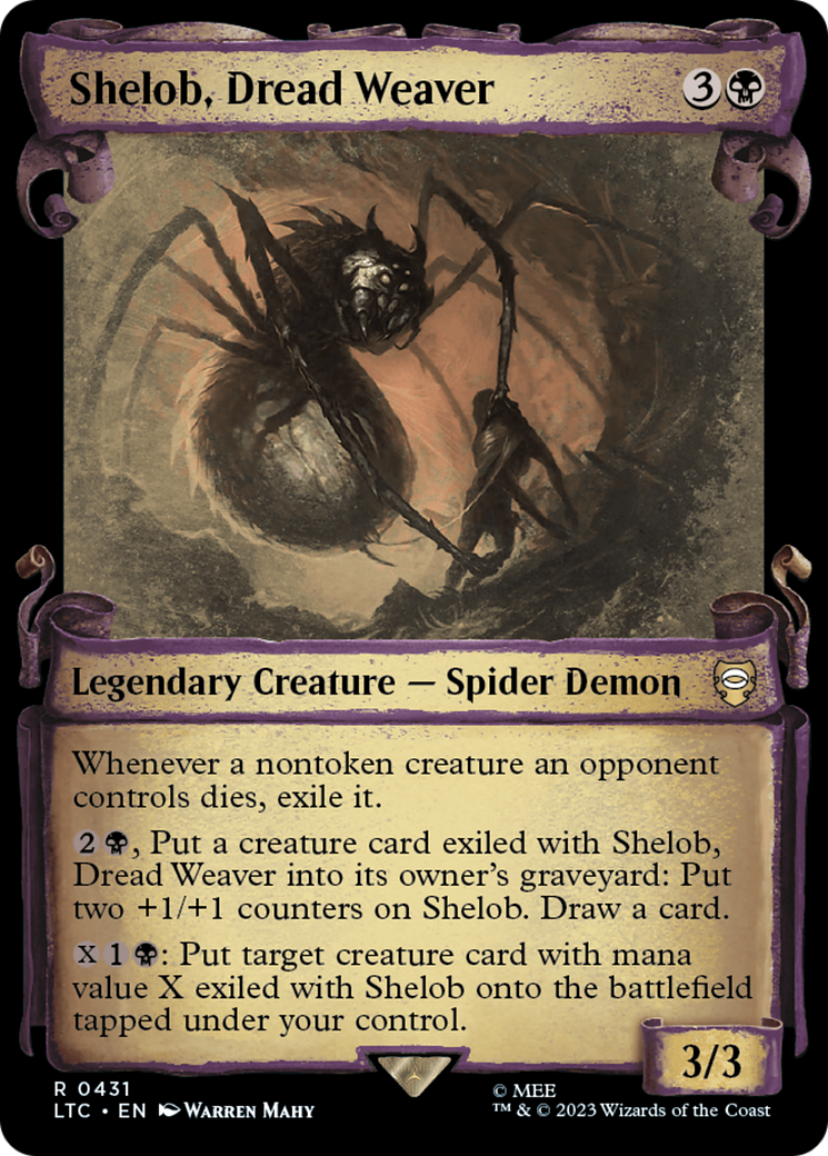 Shelob, Dread Weaver [The Lord of the Rings: Tales of Middle-Earth Commander Showcase Scrolls] | Anubis Games and Hobby