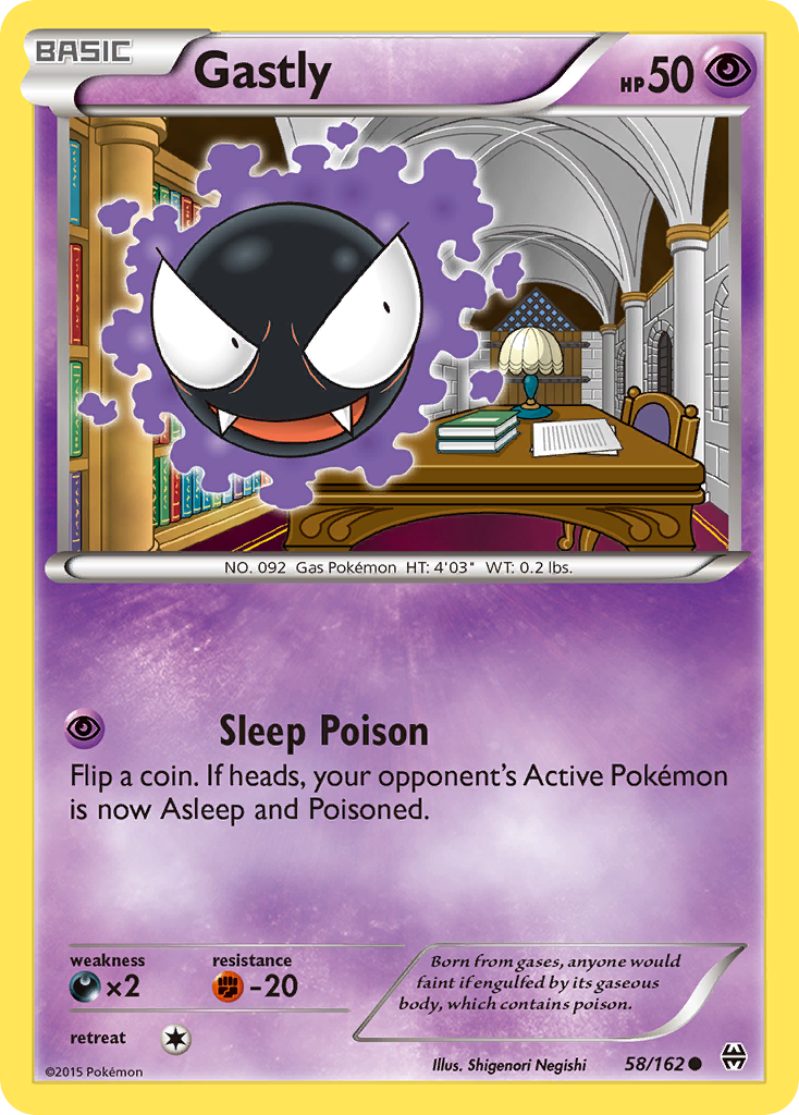 Gastly (58/162) [XY: BREAKthrough] | Anubis Games and Hobby