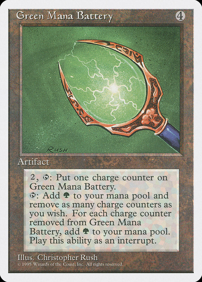 Green Mana Battery [Fourth Edition] | Anubis Games and Hobby