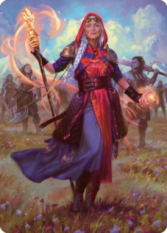 Jaya, Fiery Negotiator Art Card 1 [Dominaria United Art Series] | Anubis Games and Hobby