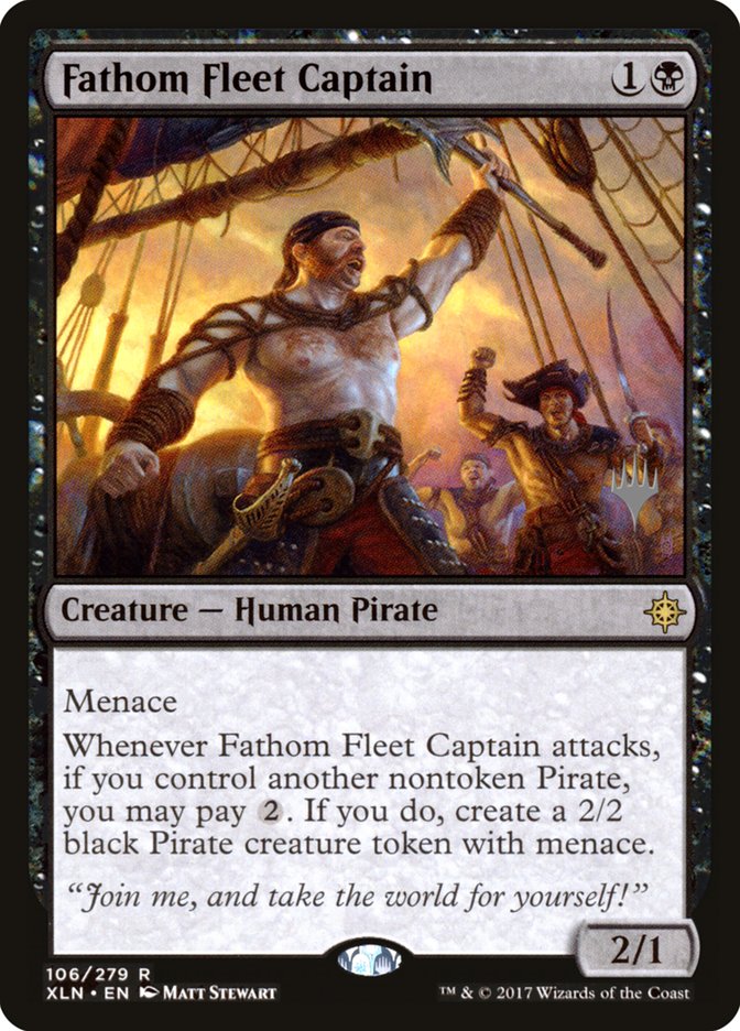 Fathom Fleet Captain (Promo Pack) [Ixalan Promos] | Anubis Games and Hobby