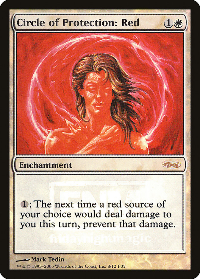Circle of Protection: Red [Friday Night Magic 2005] | Anubis Games and Hobby