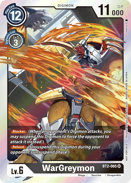 WarGreymon [BT2-065] (Alternative Art - Box Topper) [Classic Collection] | Anubis Games and Hobby