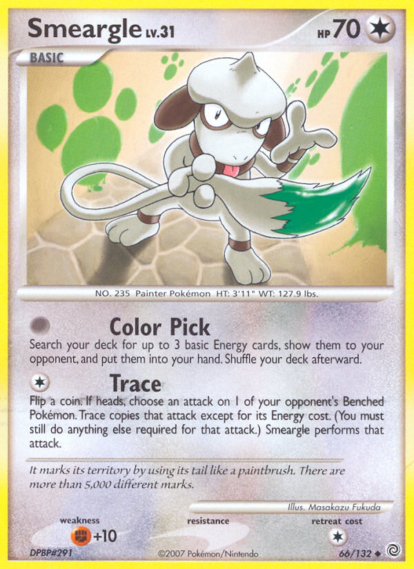 Smeargle (66/132) [Diamond & Pearl: Secret Wonders] | Anubis Games and Hobby