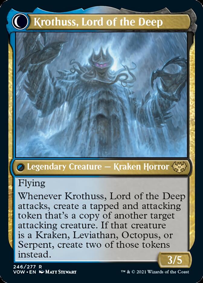 Runo Stromkirk // Krothuss, Lord of the Deep [Innistrad: Crimson Vow] | Anubis Games and Hobby