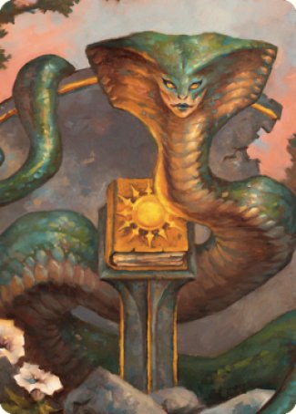 Guardian Naga Art Card [Commander Legends: Battle for Baldur's Gate Art Series] | Anubis Games and Hobby