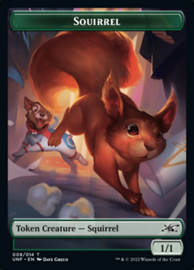 Squirrel Token [Unfinity Tokens] | Anubis Games and Hobby