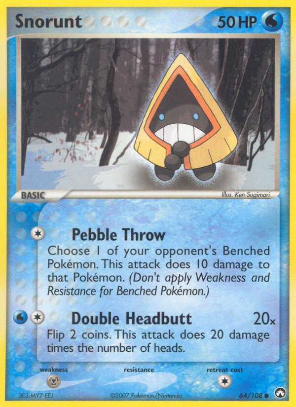 Snorunt (64/108) [EX: Power Keepers] | Anubis Games and Hobby