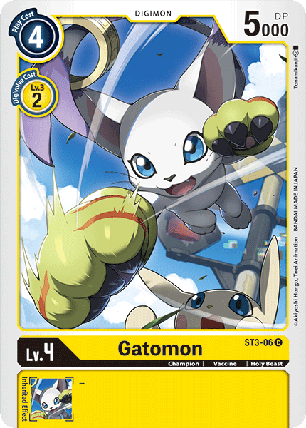 Gatomon [ST3-06] [Starter Deck: Heaven's Yellow] | Anubis Games and Hobby